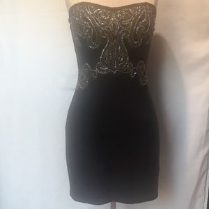 Free people New Delhi Embellished Strapless Dress